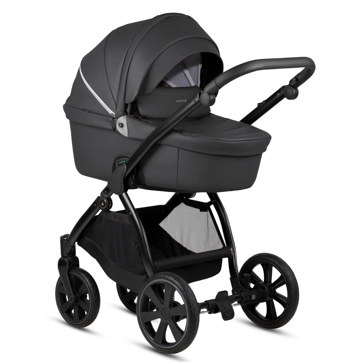 Noordi Fjordi V1 Leather 3-in-1 Travel System – Eco-Leather Pram with ThermoCot™ & i-Size Car Seat - Image 18
