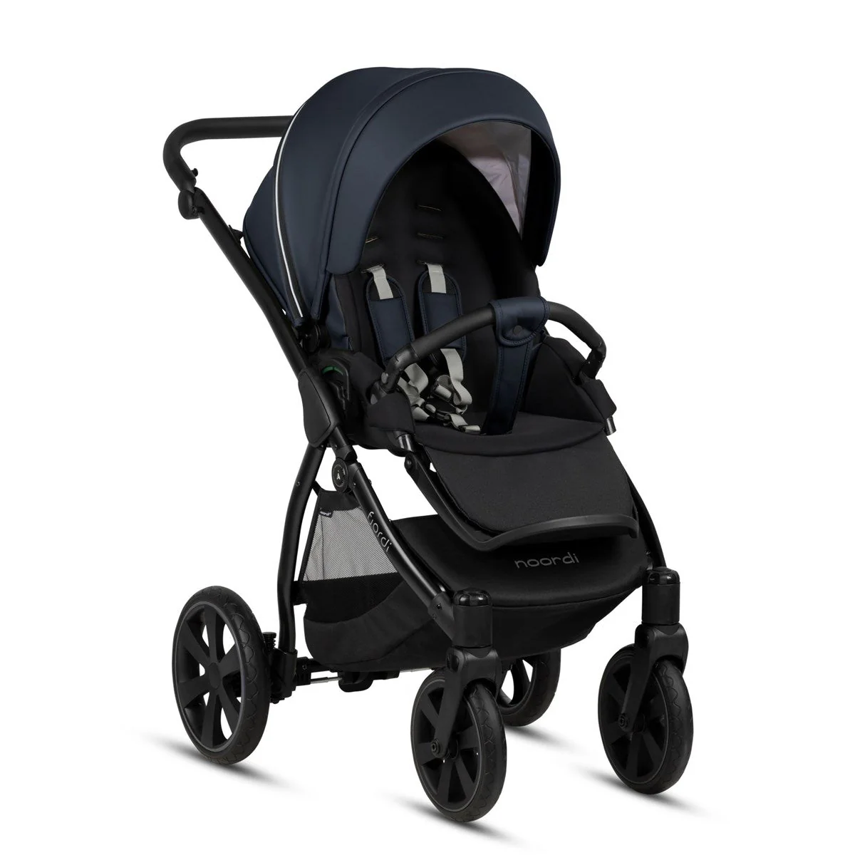 Noordi Fjordi V1 Leather 3-in-1 Travel System – Eco-Leather Pram with ThermoCot™ & i-Size Car Seat - Image 28