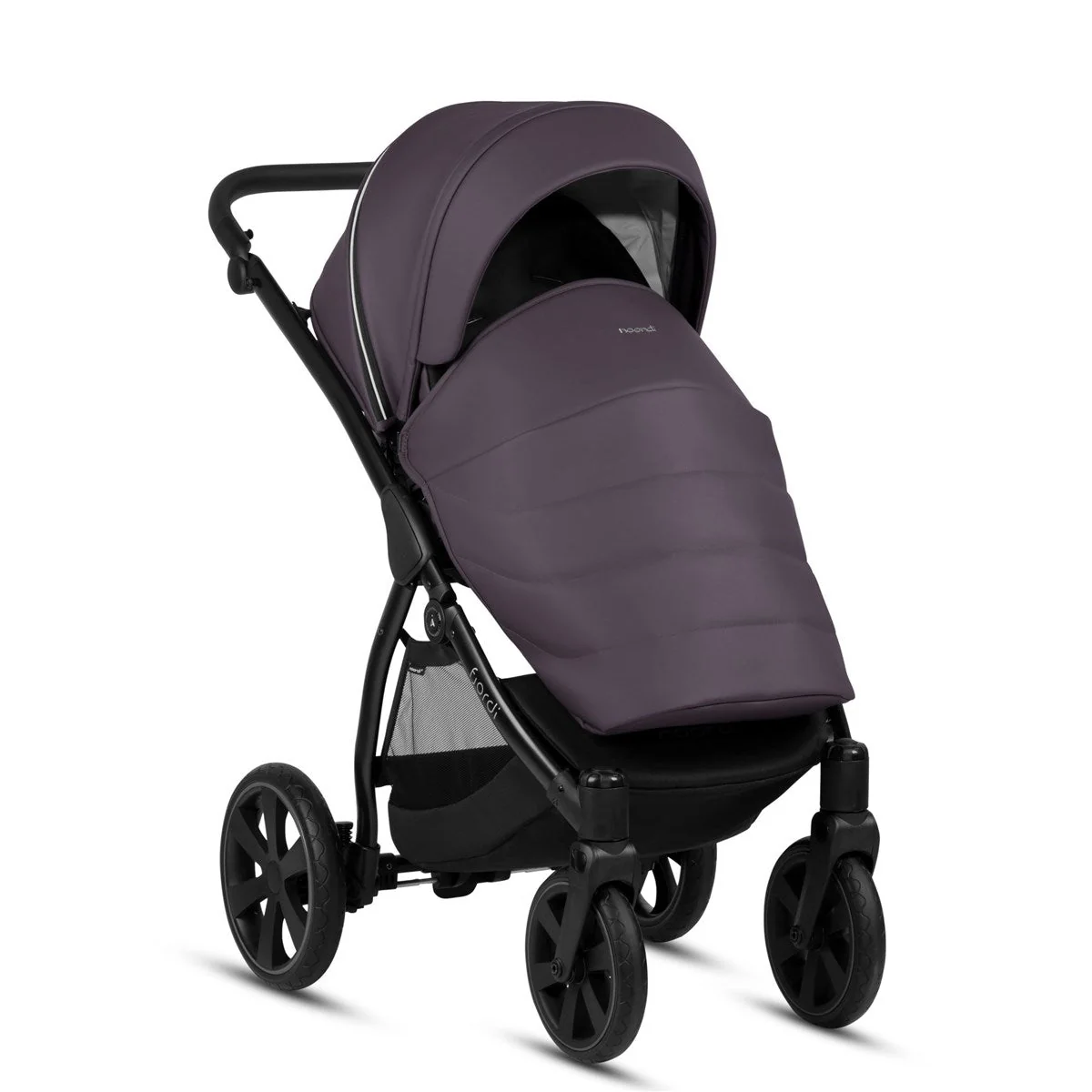 Noordi Fjordi V1 Leather 3-in-1 Travel System – Eco-Leather Pram with ThermoCot™ & i-Size Car Seat - Image 5