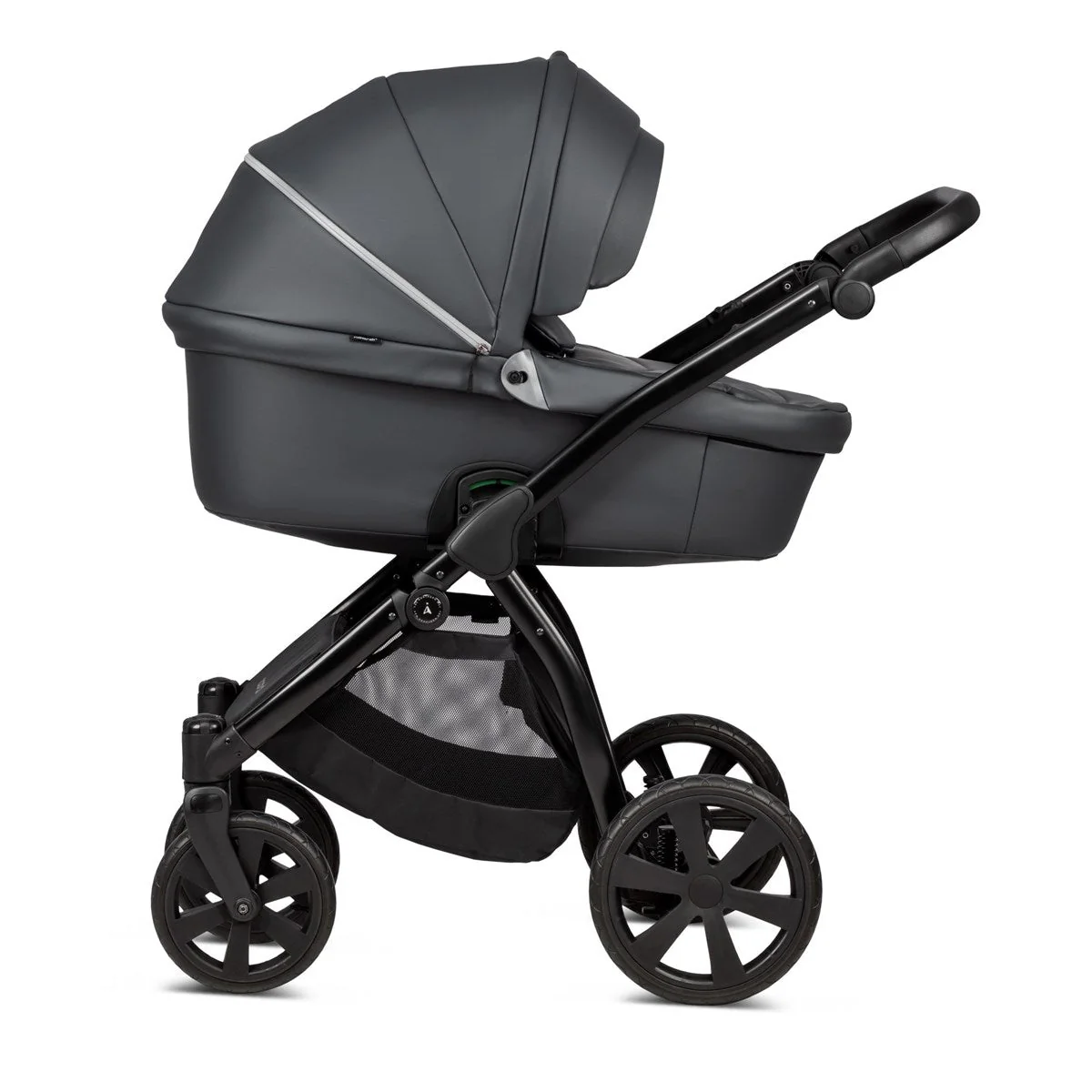 Noordi Fjordi V1 Leather 3-in-1 Travel System – Eco-Leather Pram with ThermoCot™ & i-Size Car Seat - Image 9