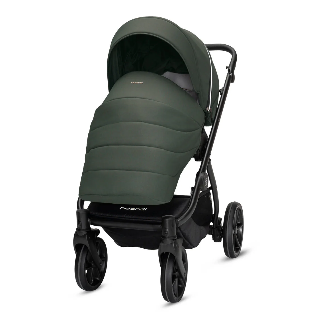 Noordi Fjordi V2 – 2in1 Pushchair with ThermoCot™ Carrycot, Alpine Moss - Image 7