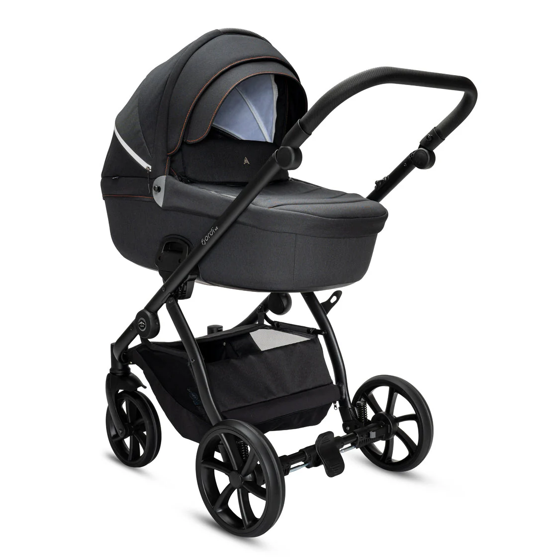 Noordi Fjordi V2 – 2in1 Pushchair with ThermoCot™ Carrycot, Voyager Black - Image 3