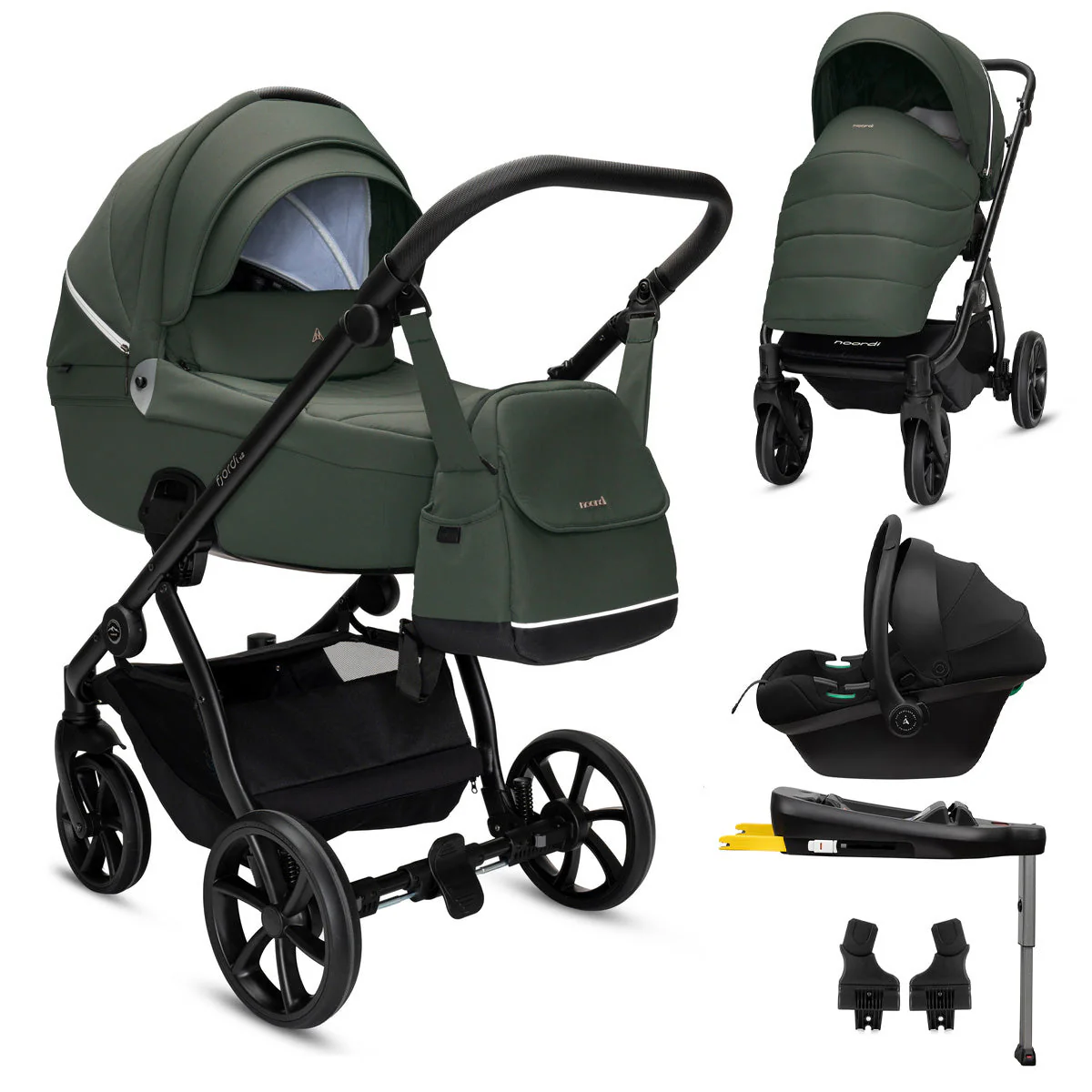 Noordi Fjordi V2 - 3in1 Travel System with Terra i-Size Car Seat
