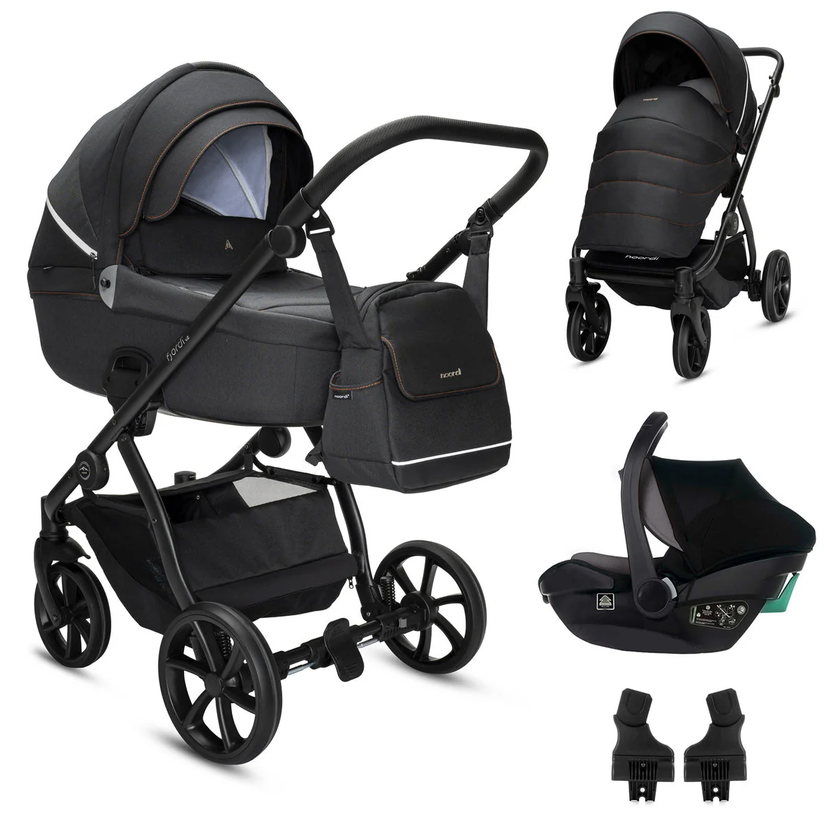 Noordi Fjordi V2 - 3in1 Travel System with Travel Carrier i-Size Car Seat - Image 22