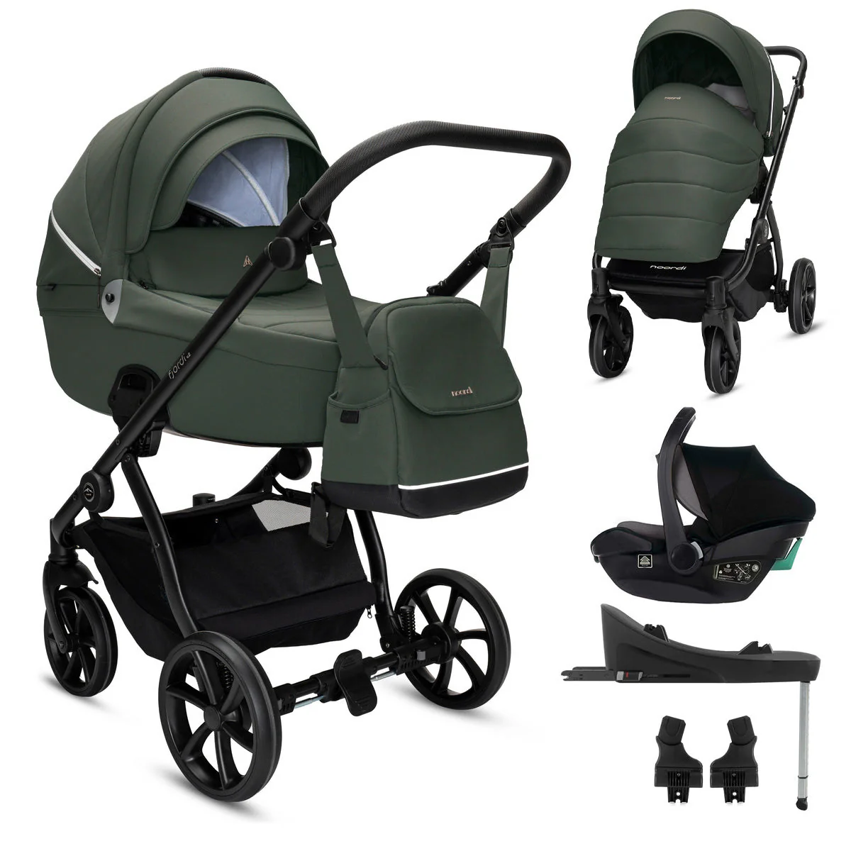 Noordi Fjordi V2 - 3in1 Travel System with Travel Carrier i-Size Car Seat - Image 30