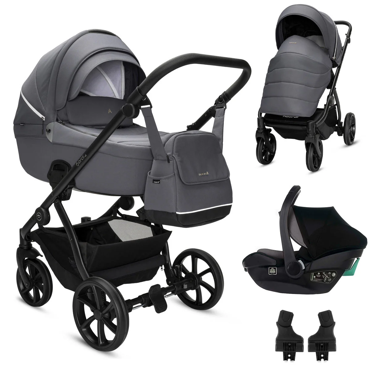 Noordi Fjordi V2 - 3in1 Travel System with Travel Carrier i-Size Car Seat - Image 38