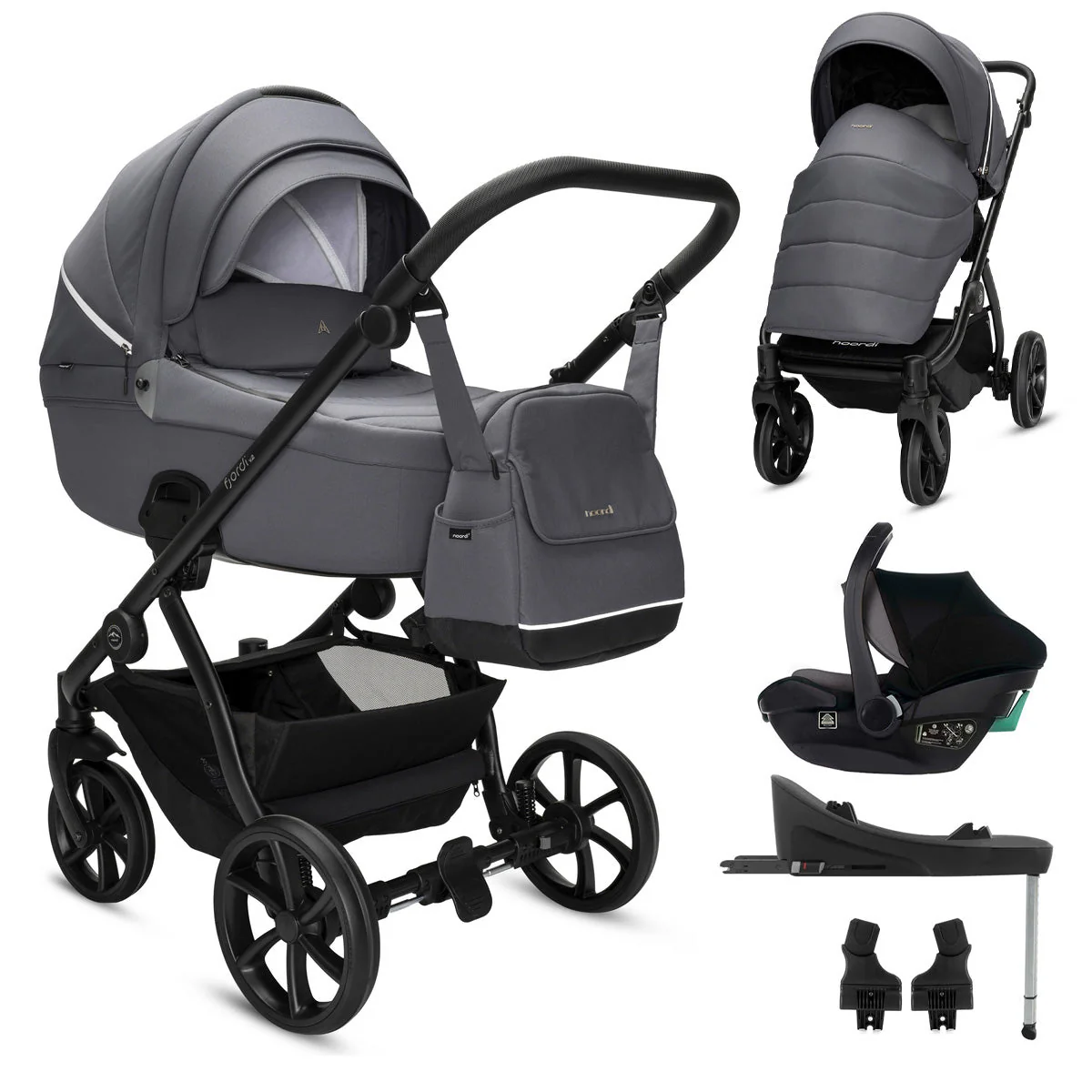Noordi Fjordi V2 - 3in1 Travel System with Travel Carrier i-Size Car Seat - Image 39