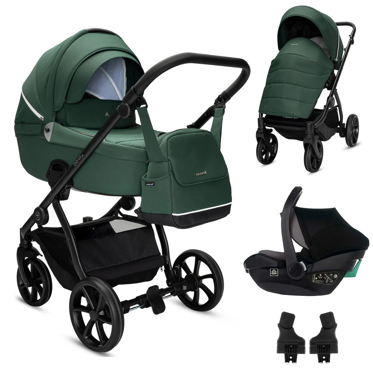 Noordi Fjordi V2 - 3in1 Travel System with Travel Carrier i-Size Car Seat - Image 45