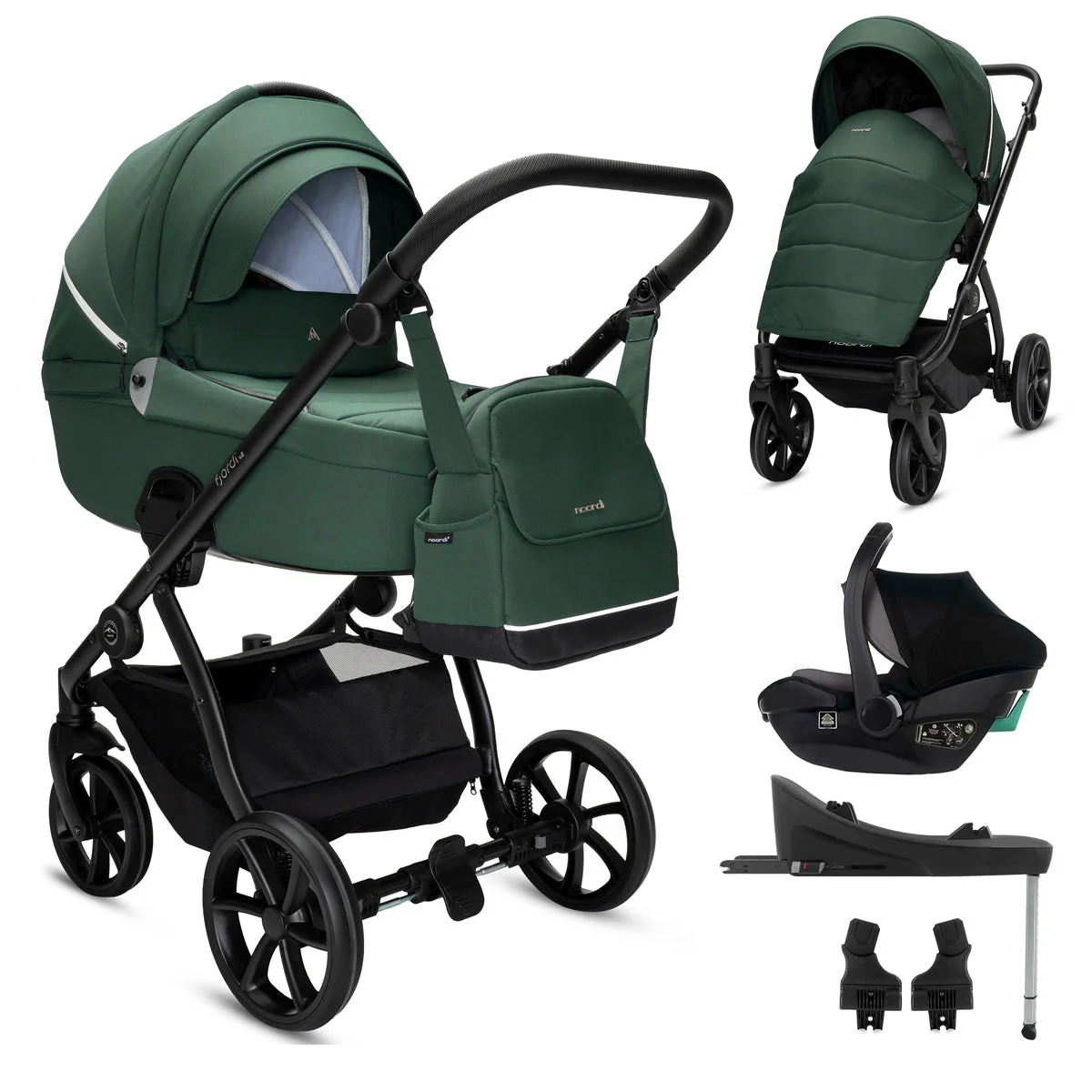 Noordi Fjordi V2 - 3in1 Travel System with Travel Carrier i-Size Car Seat - Image 48