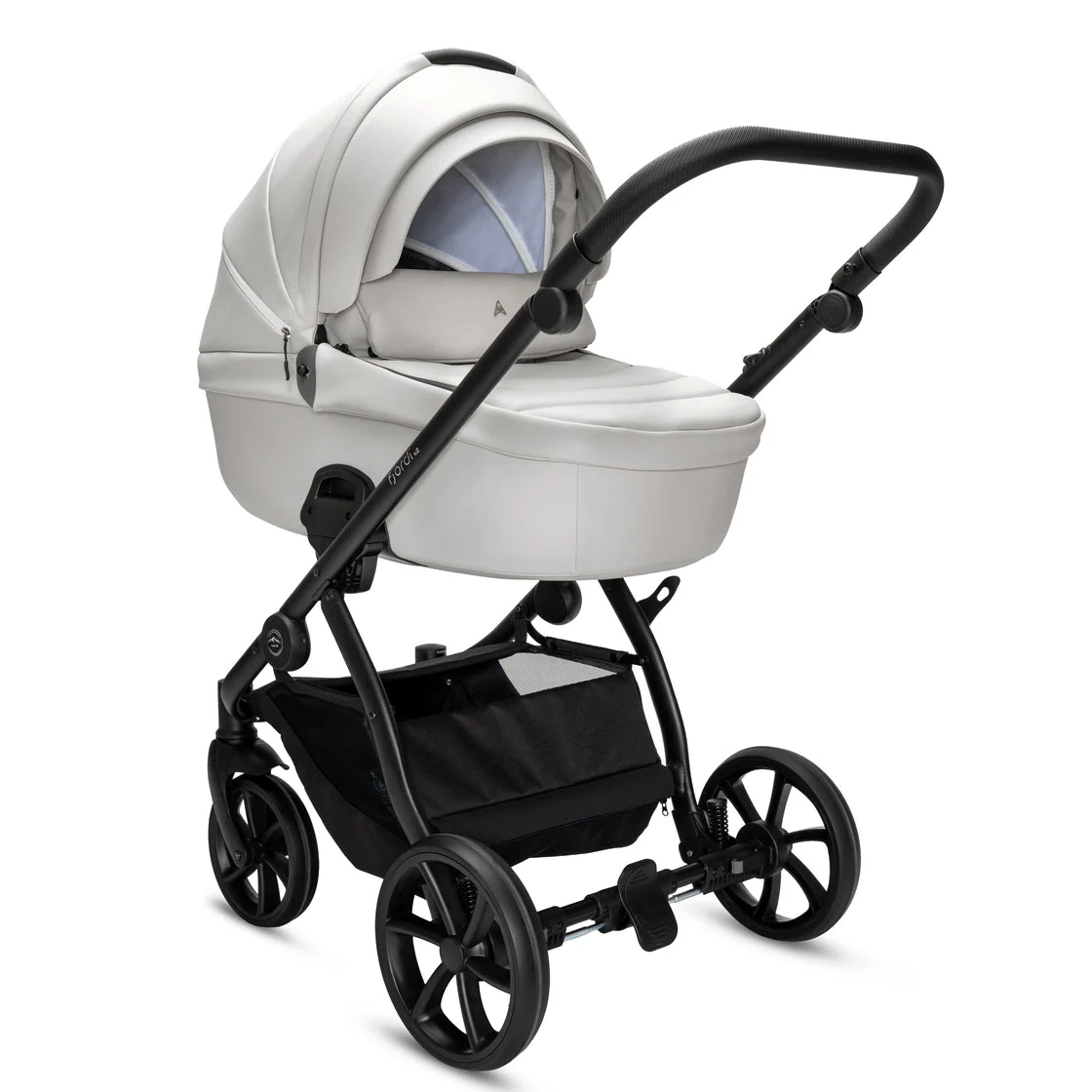 Noordi Fjordi V2 Leather - 2in1 Pushchair with ThermoCot™ Carrycot- Cloud - Image 3