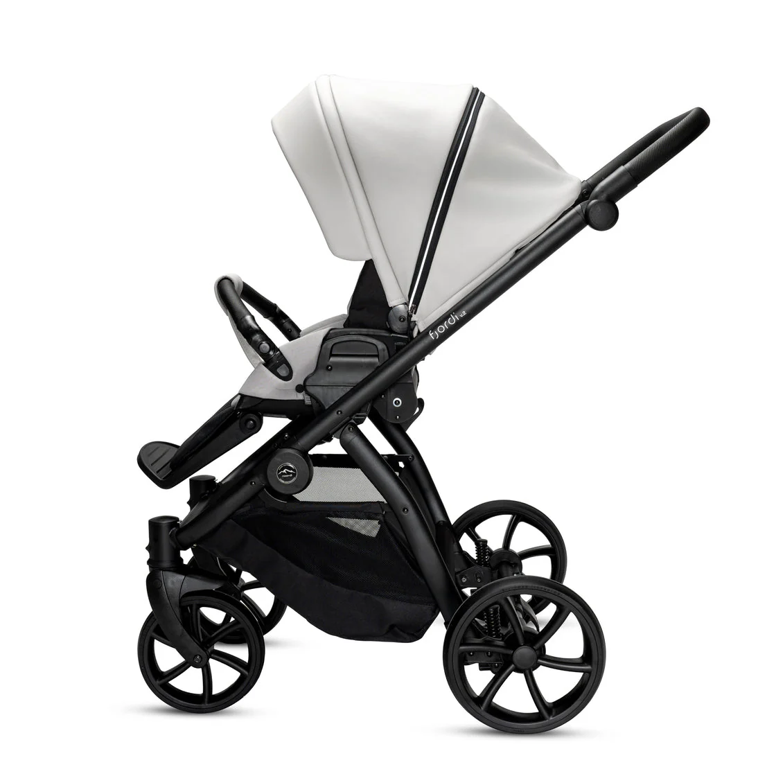 Noordi Fjordi V2 Leather - 2in1 Pushchair with ThermoCot™ Carrycot- Cloud - Image 5