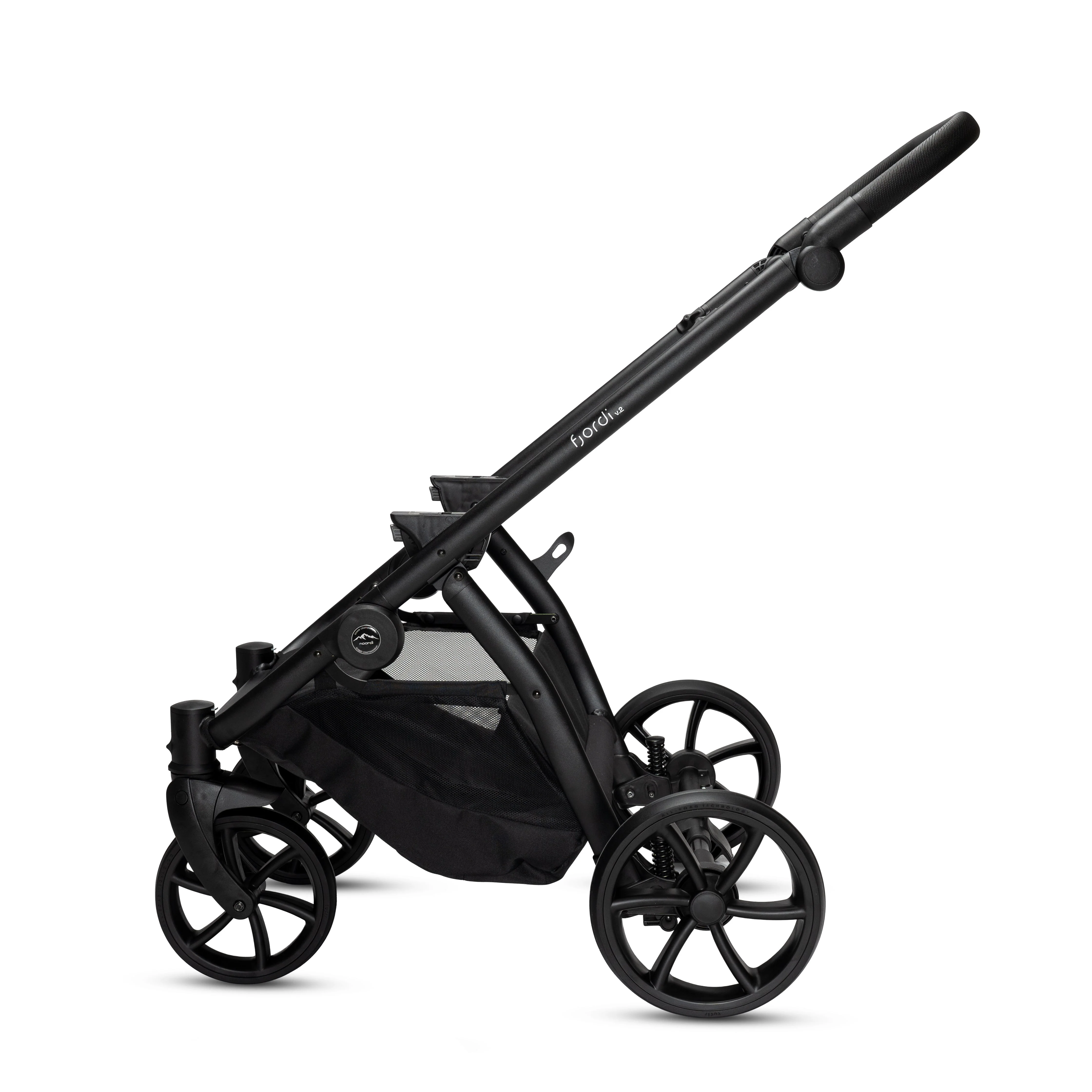Noordi Fjordi V2 Leather - 2in1 Pushchair with ThermoCot™ Carrycot- Shadow Grey - Image 12