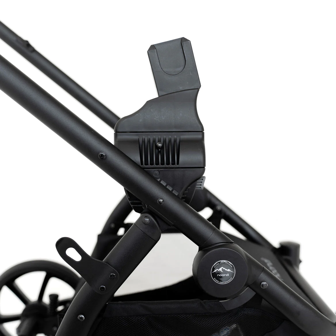 Noordi Fjordi V2 Leather - 2in1 Pushchair with ThermoCot™ Carrycot- Shadow Grey - Image 15