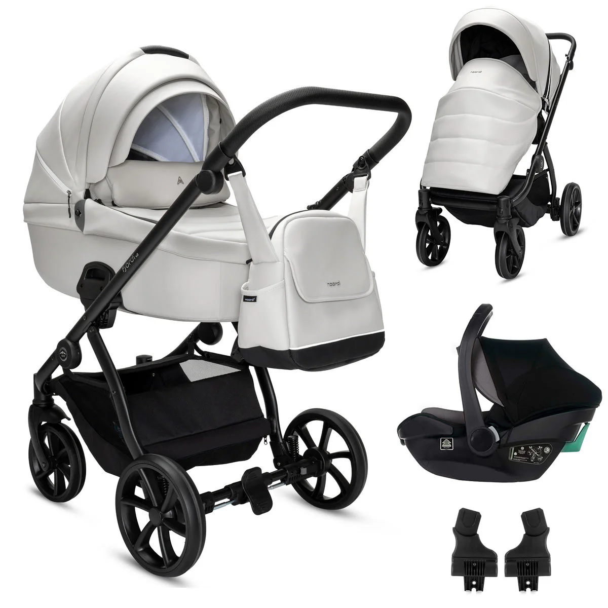 Noordi Fjordi V2 Leather - 3in1 Travel System with Travel Carrier i-Size Car Seat - Image 71