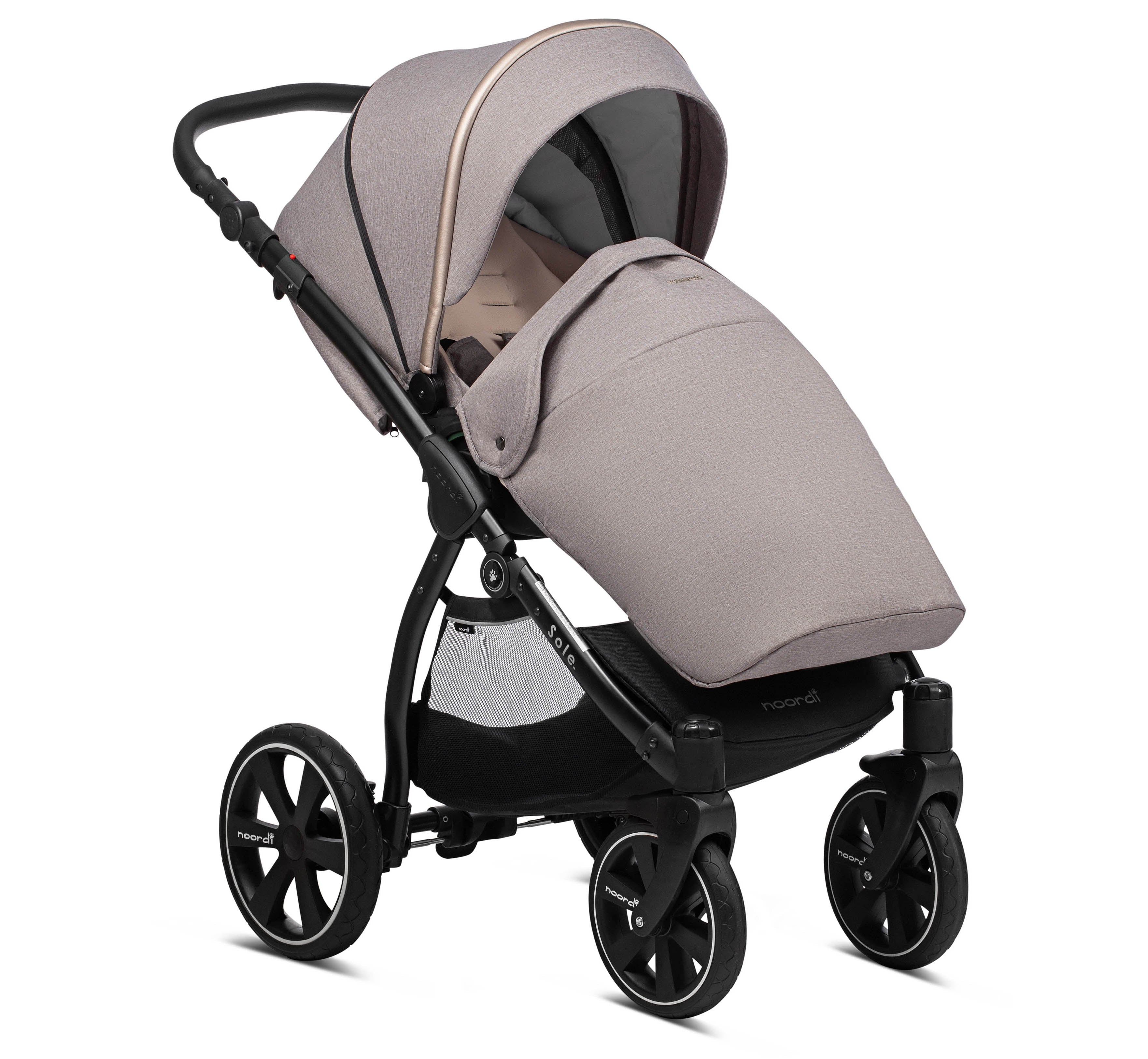 Noordi Sole Go 3in1 + Travel Carrier Car Seat, Beige - Image 15