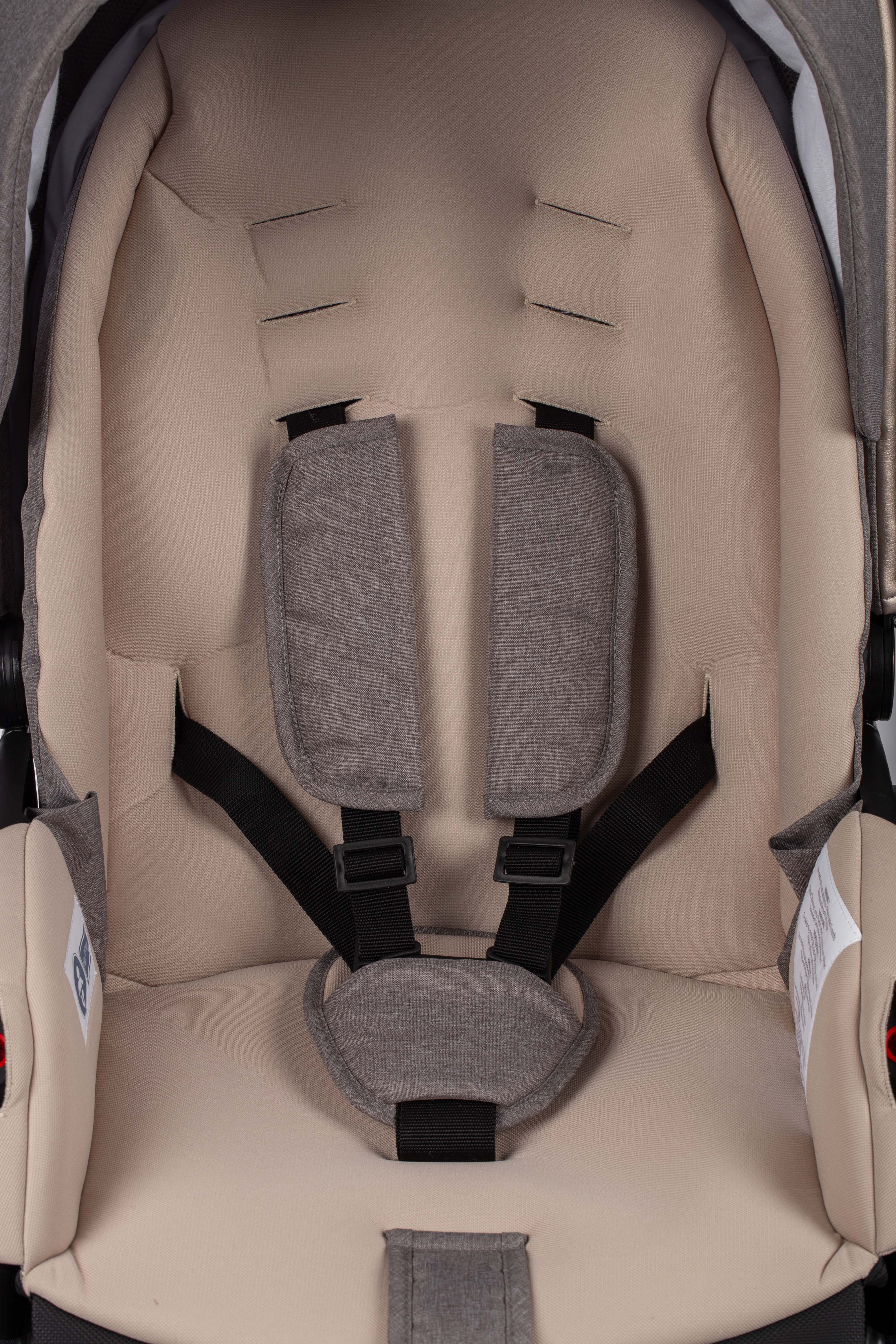 Noordi Sole Go 3in1 + Travel Carrier Car Seat, Beige - Image 16