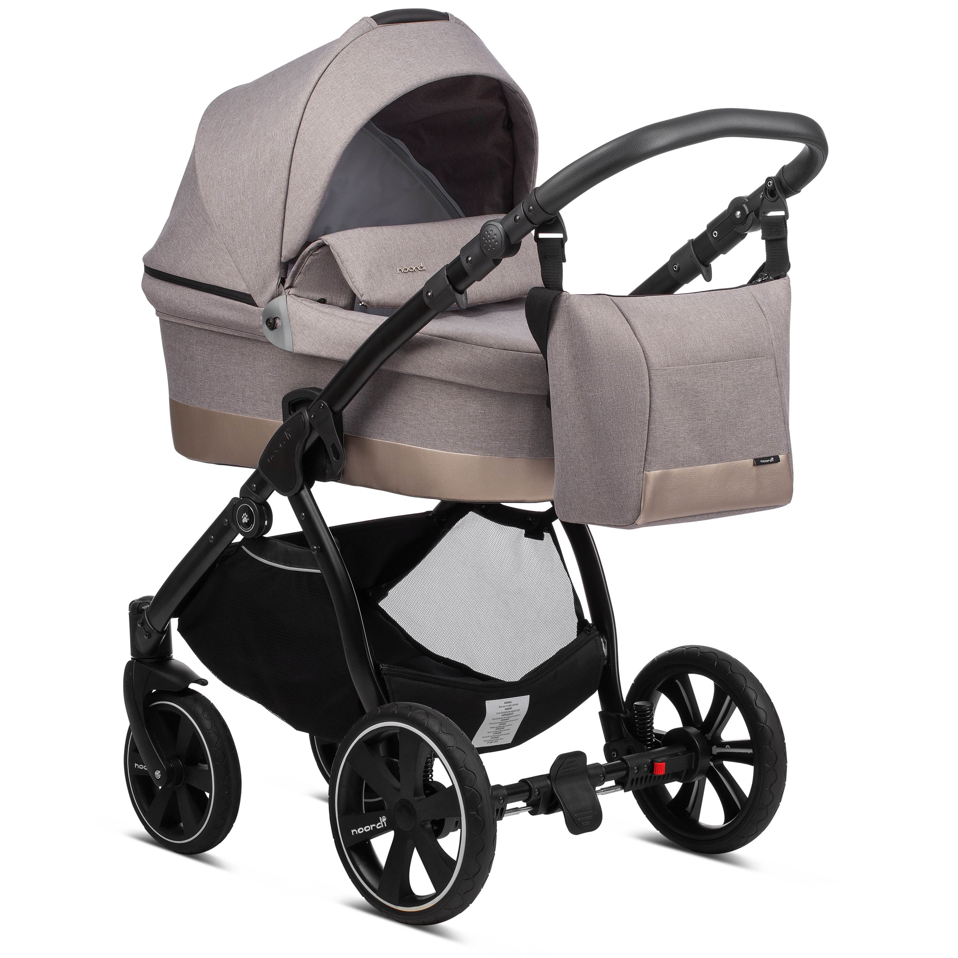 Noordi Sole Go 3in1 + Travel Carrier Car Seat, Beige - Image 4