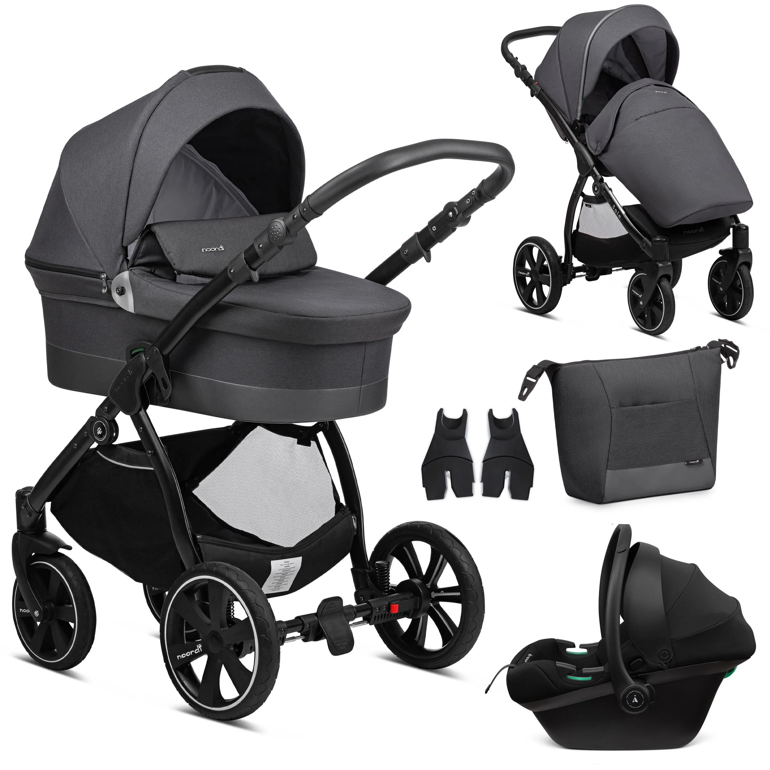 Noordi Sole Go 3in1 Travel System with Terra i-Size Car Seat - Image 2