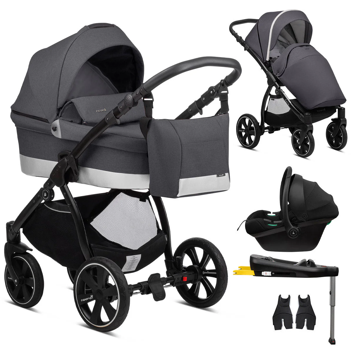 Noordi Sole Go 3in1 Travel System with Terra i-Size Car Seat - Image 36