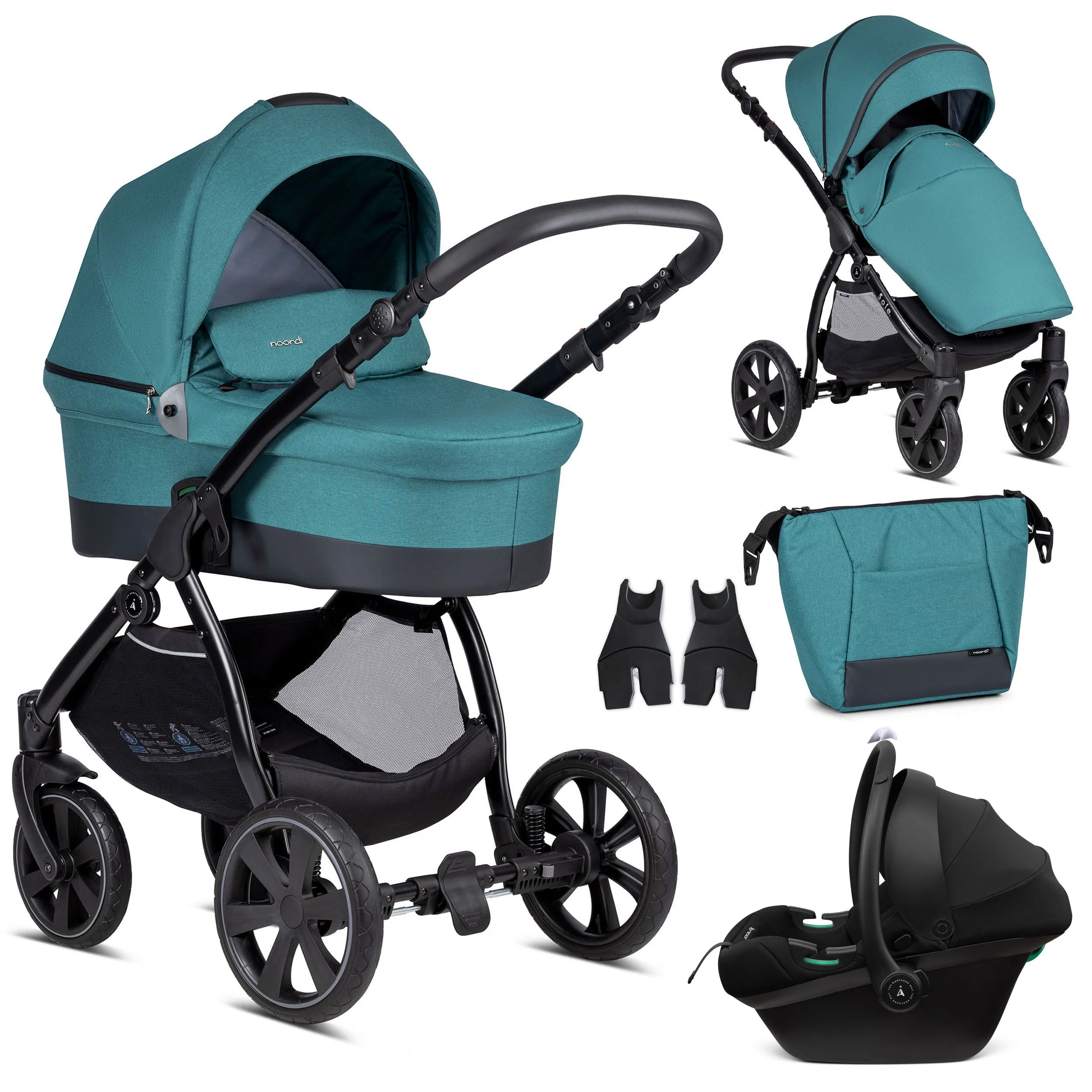 Noordi Sole Go 3in1 Travel System with Terra i-Size Car Seat - Image 46