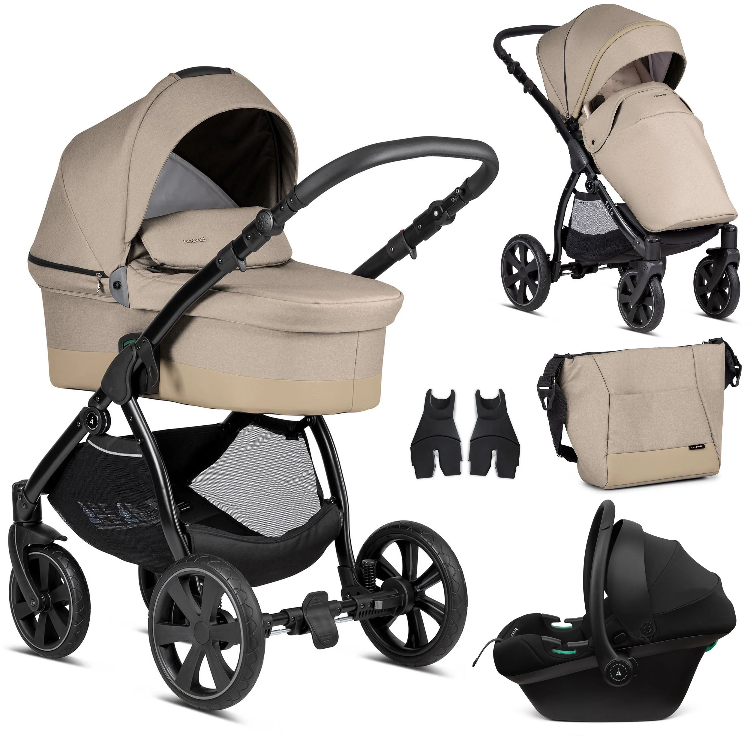 Noordi Sole Go 3in1 Travel System with Terra i-Size Car Seat - Image 58