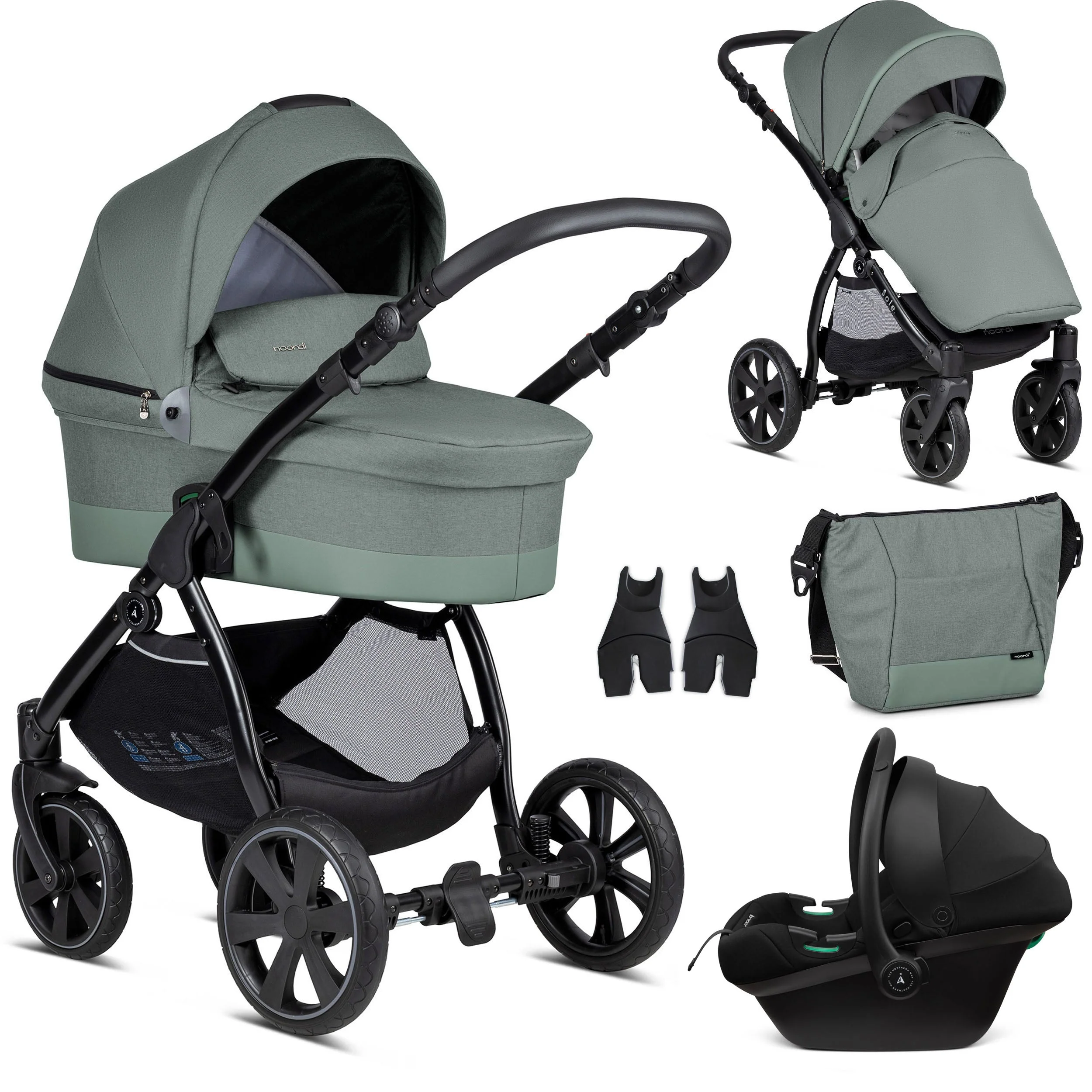 Noordi Sole Go 3in1 Travel System with Terra i-Size Car Seat - Image 61