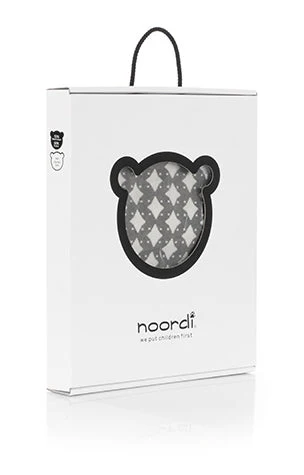 Noordi STAR Cotton Blanket Grey/White - Image 4