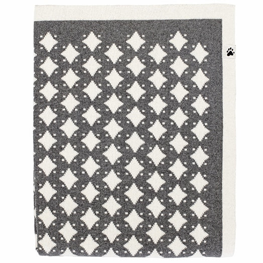 Noordi STAR Cotton Blanket Grey/White - Image 5