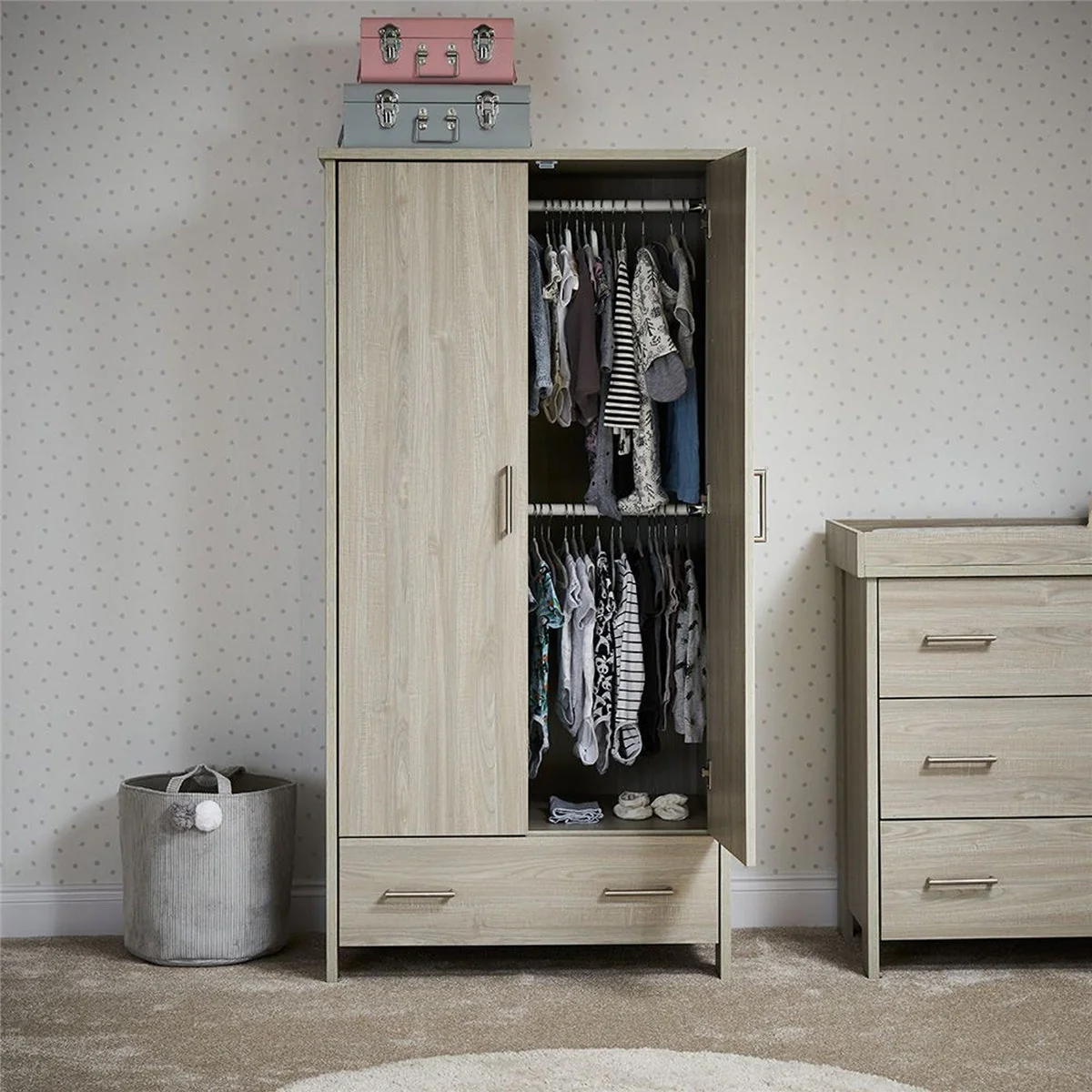 OBaby Nika Double Wardrobe - Image 40