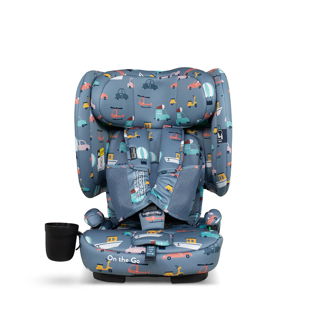 On The Go i-Size Travel Car Seat Itchy Feet Sky
