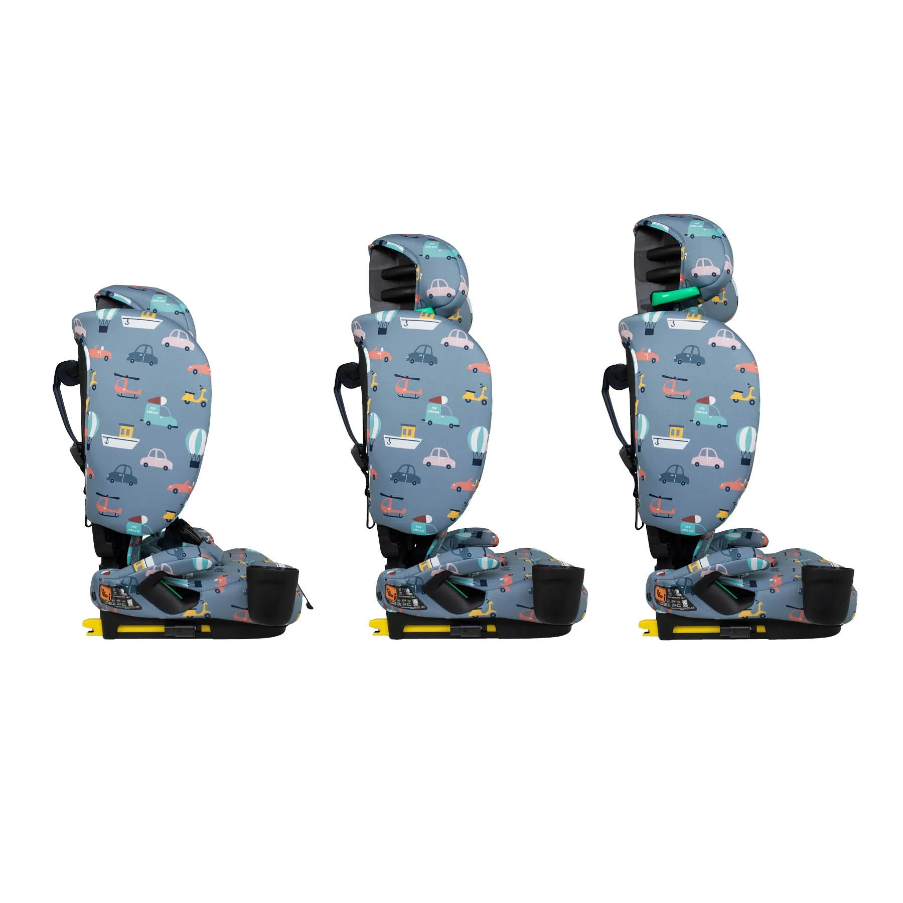 On The Go i-Size Travel Car Seat Itchy Feet Sky - Image 5