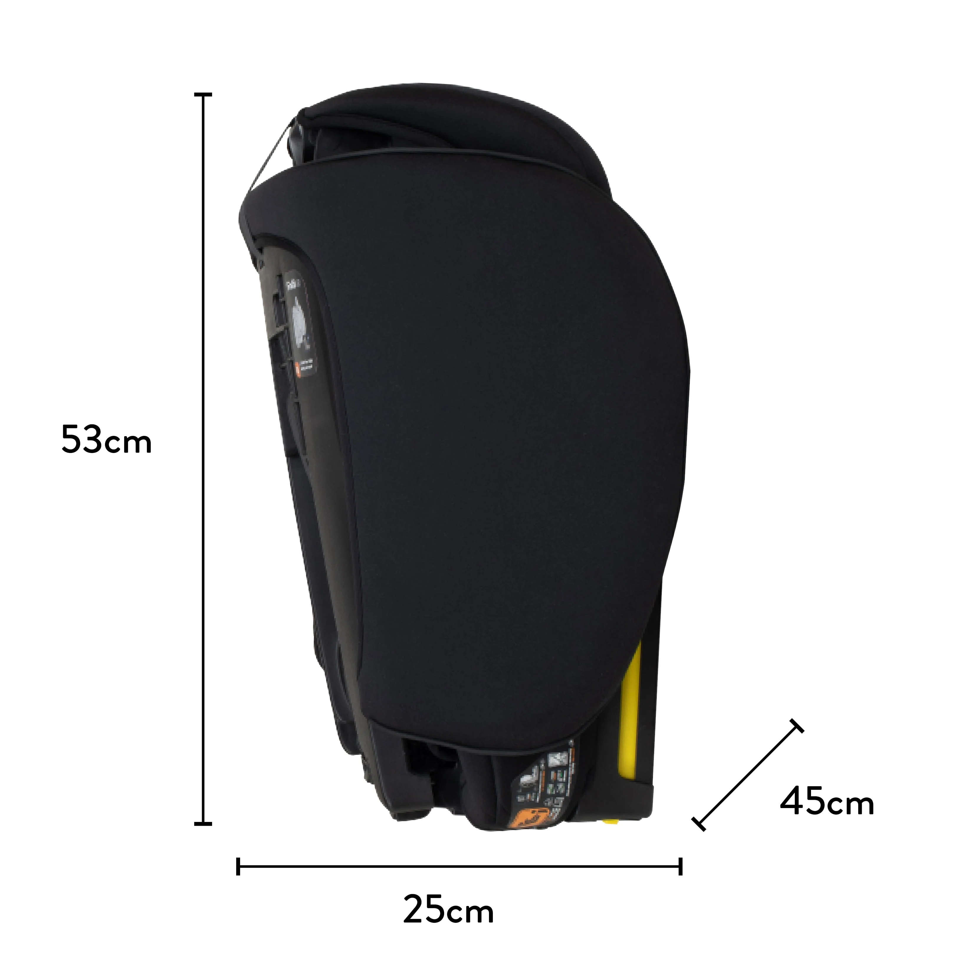 On The Go i-Size Travel Car Seat Silhouette - Image 3