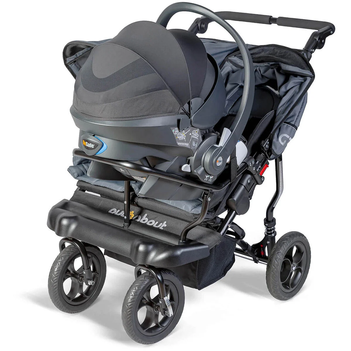 Out 'n' About GT Double Pushchair Car Seat Adapter - Image 2