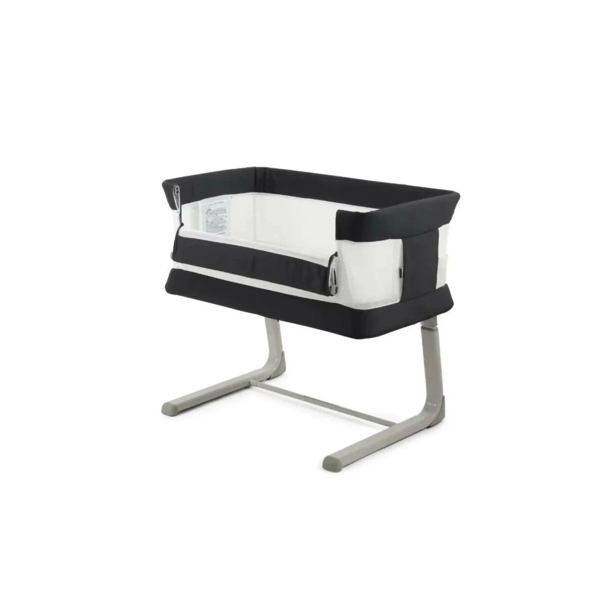 Oyster Wiggle Crib Co-Sleeper - Carbonite - Image 2