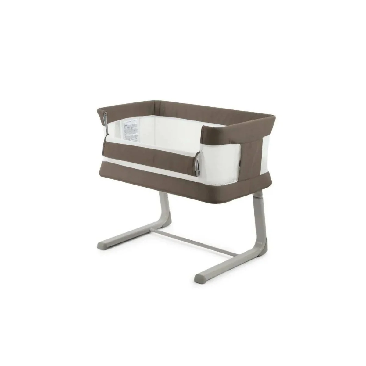 Oyster Wiggle Crib Co-Sleeper - Mink - Image 2