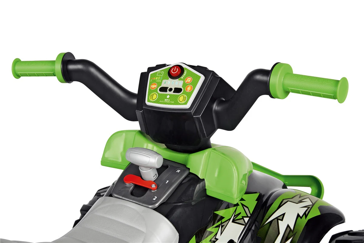 Peg Perego Corral T-Rex 330W 12 Volt Electric Quad, 3+ years, Green - Image 11