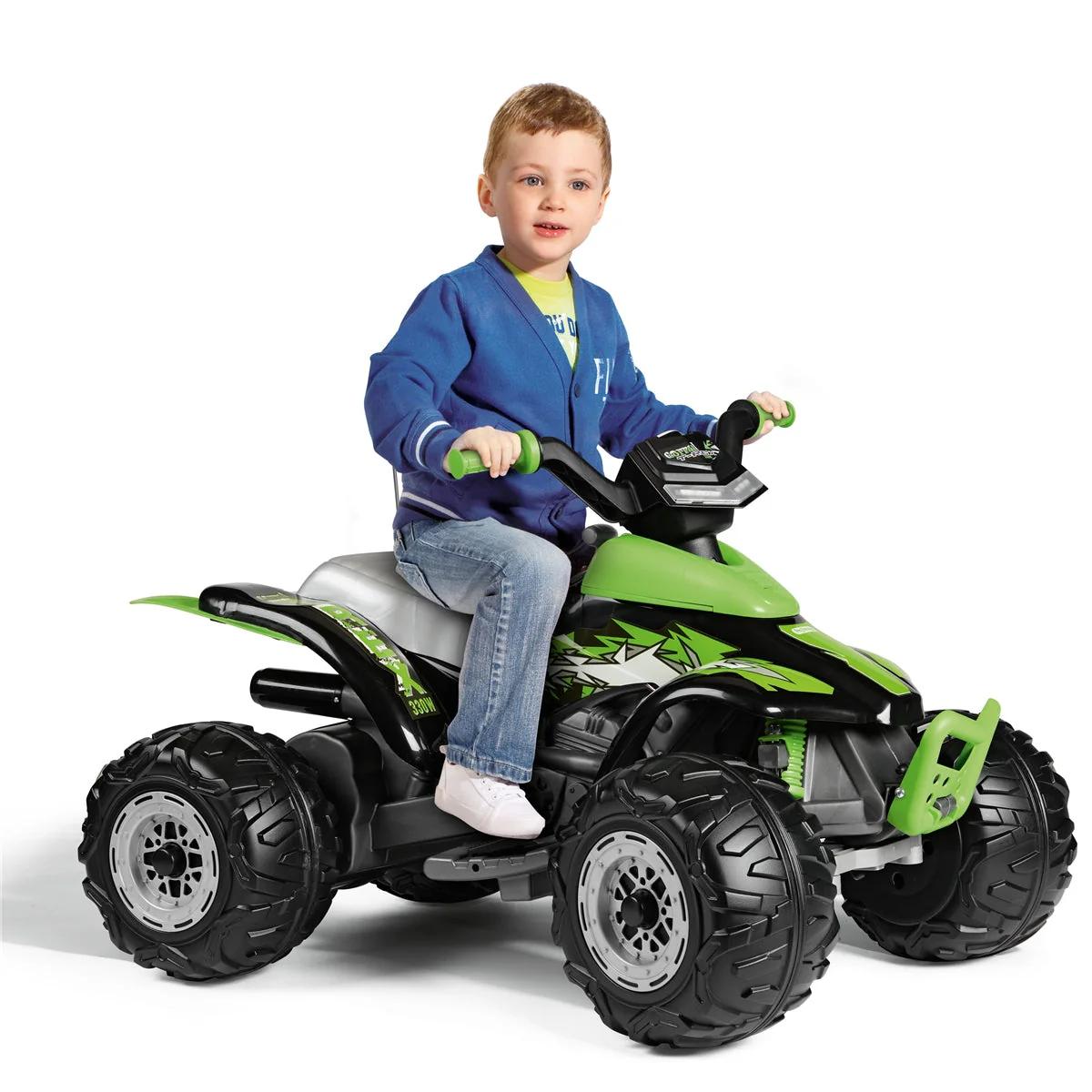 Peg Perego Corral T-Rex 330W 12 Volt Electric Quad, 3+ years, Green - Image 2