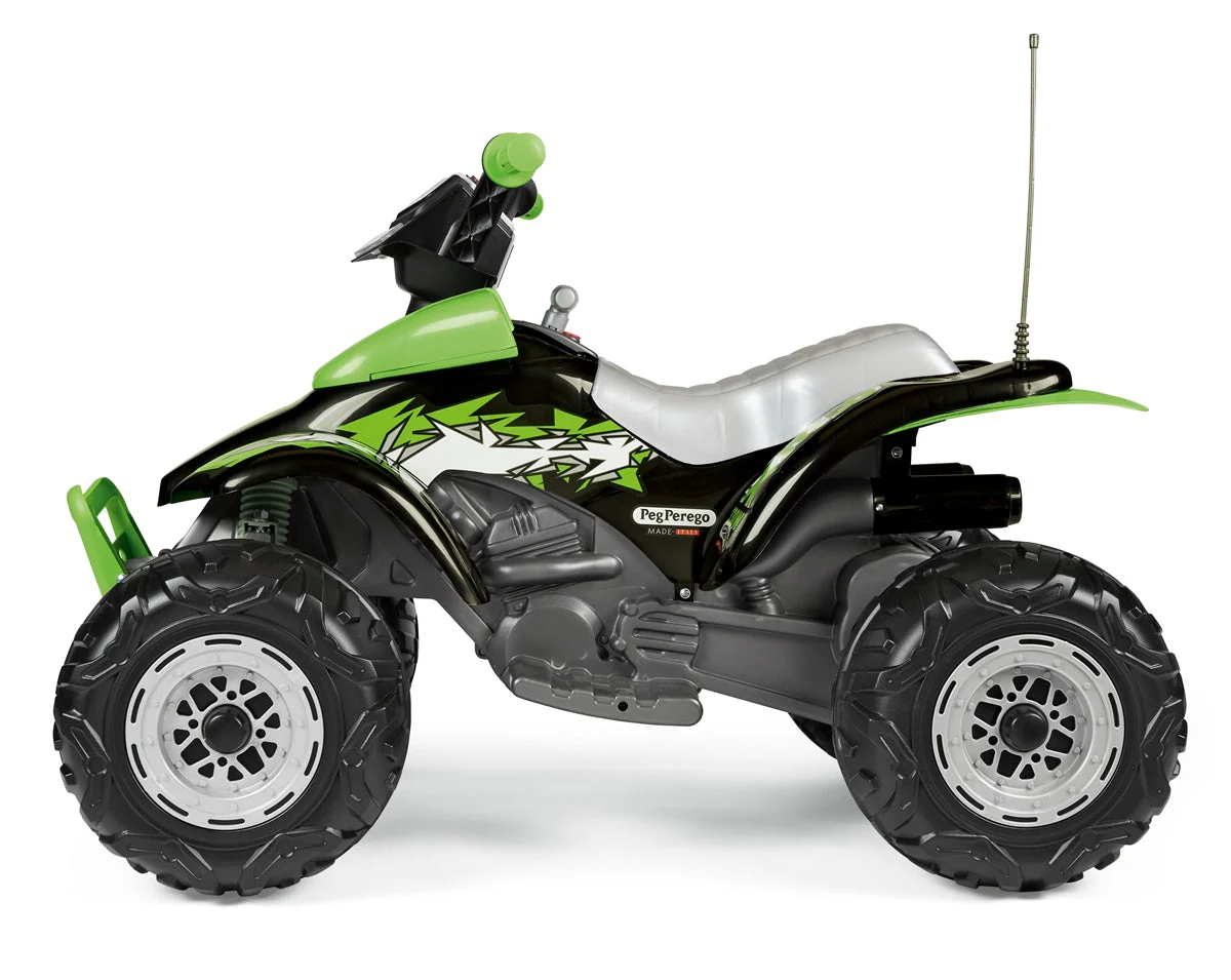 Peg Perego Corral T-Rex 330W 12 Volt Electric Quad, 3+ years, Green - Image 3