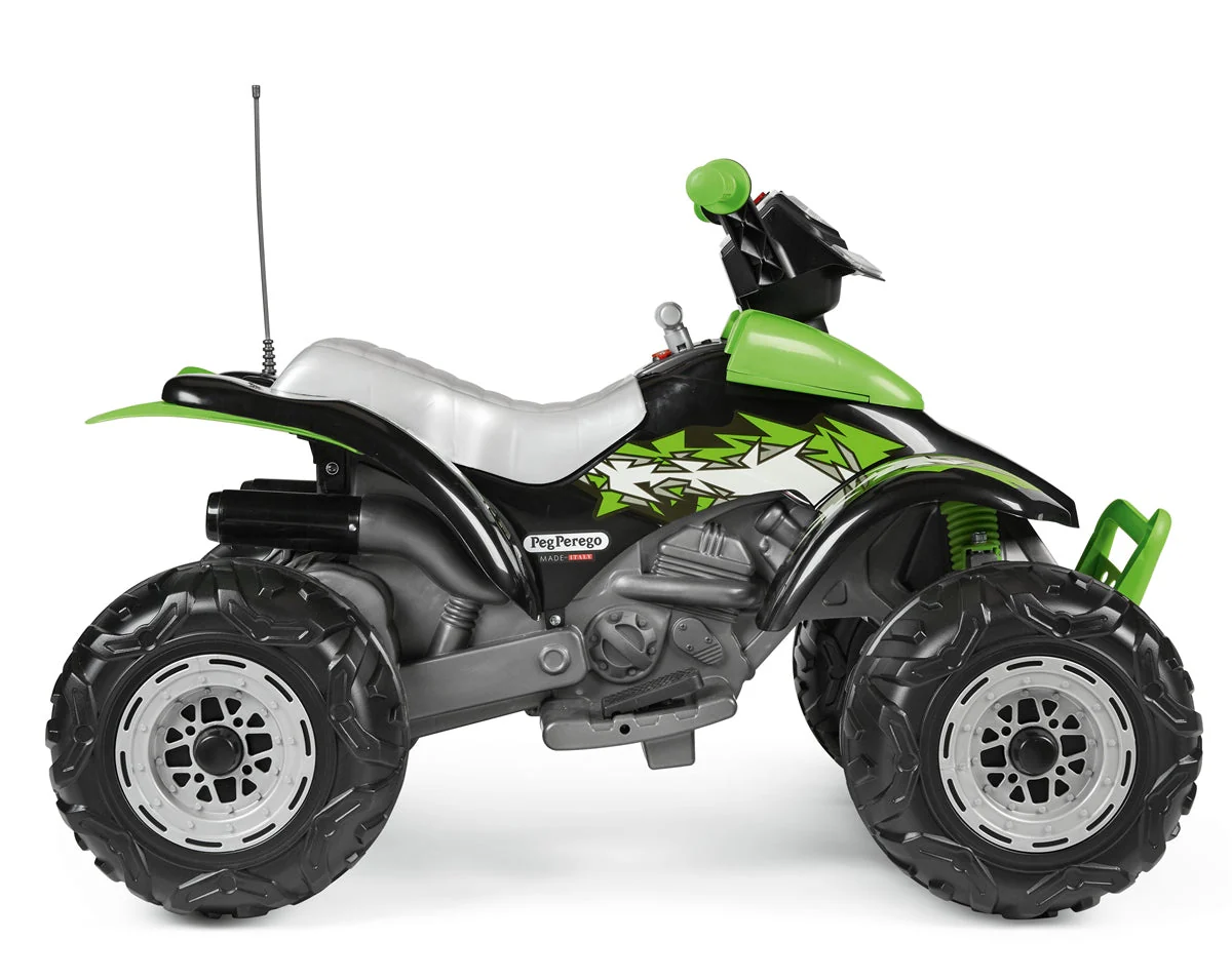 Peg Perego Corral T-Rex 330W 12 Volt Electric Quad, 3+ years, Green - Image 4