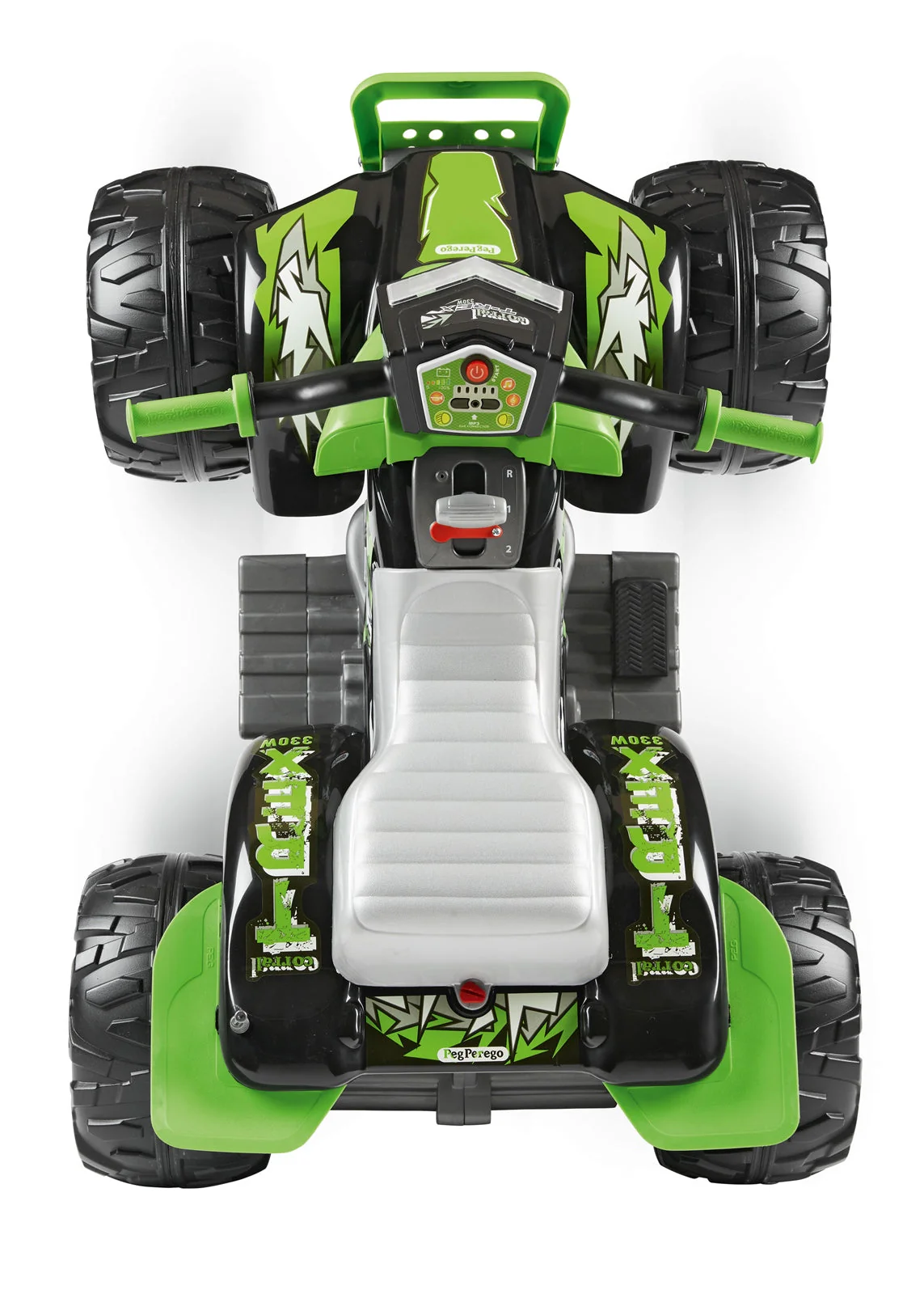 Peg Perego Corral T-Rex 330W 12 Volt Electric Quad, 3+ years, Green - Image 8