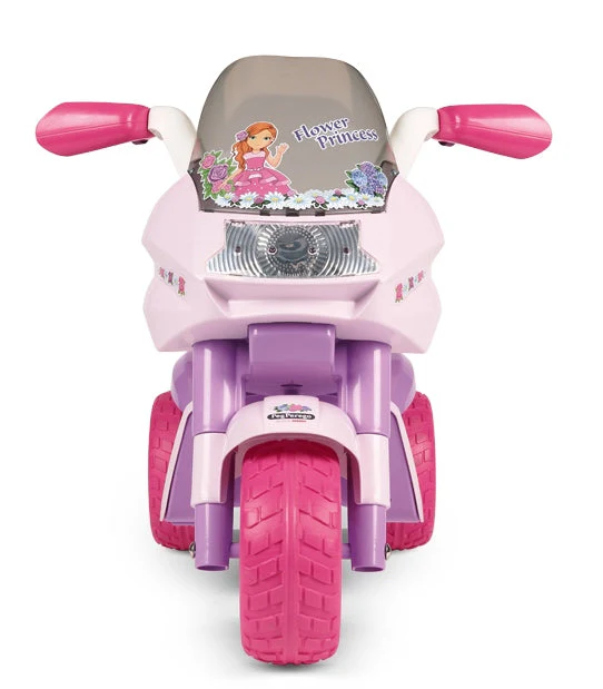 Peg Perego Flower Princess 6V Electric Motorcycle, 2+ years - Image 3