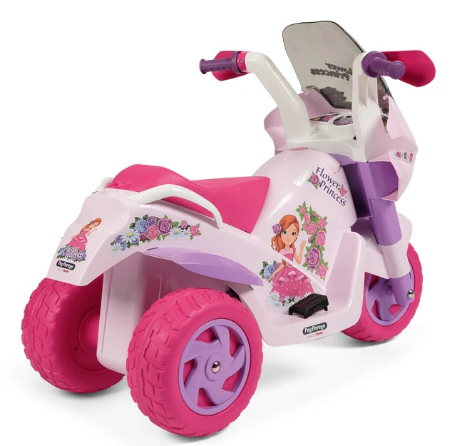 Peg Perego Flower Princess 6V Electric Motorcycle, 2+ years - Image 7