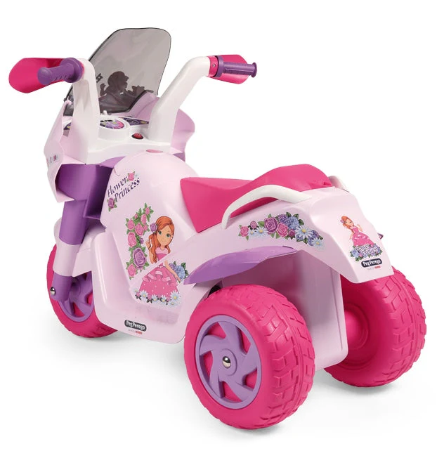 Peg Perego Flower Princess 6V Electric Motorcycle, 2+ years - Image 9