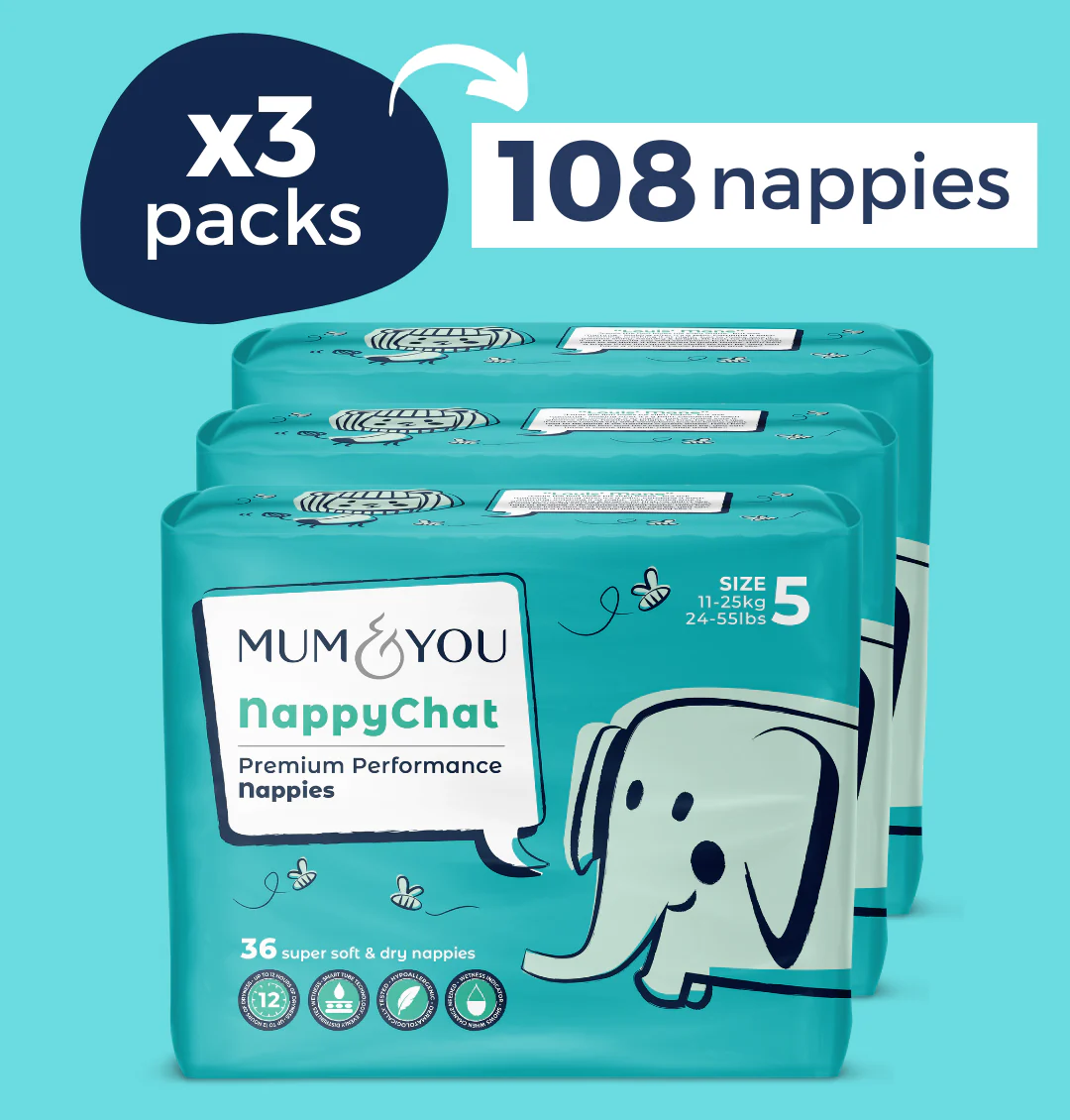Premium Performance Nappies - Image 18
