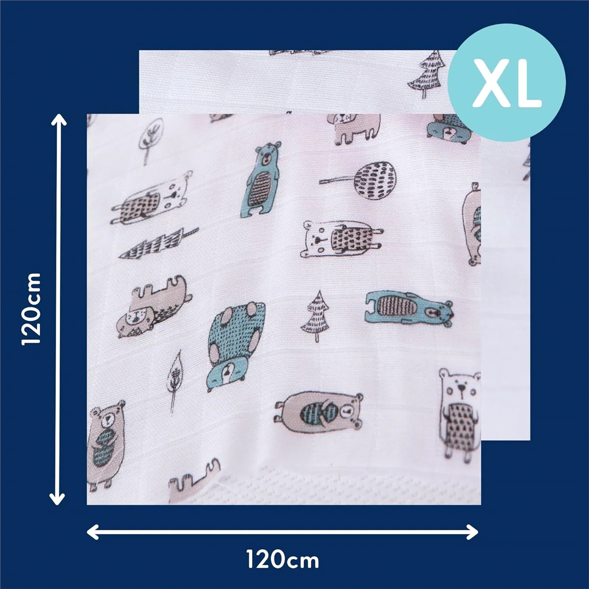 PurFlo 2 Pack Large Muslin Set - Image 6