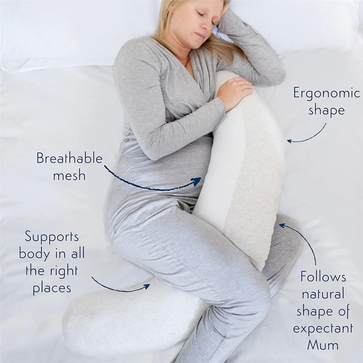PurFlo Breathe Pregnancy Pillow - Image 3