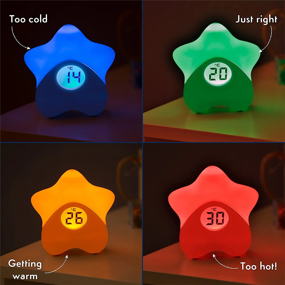 PurFlo Starlight Colour Changing Room Thermometer - Image 13