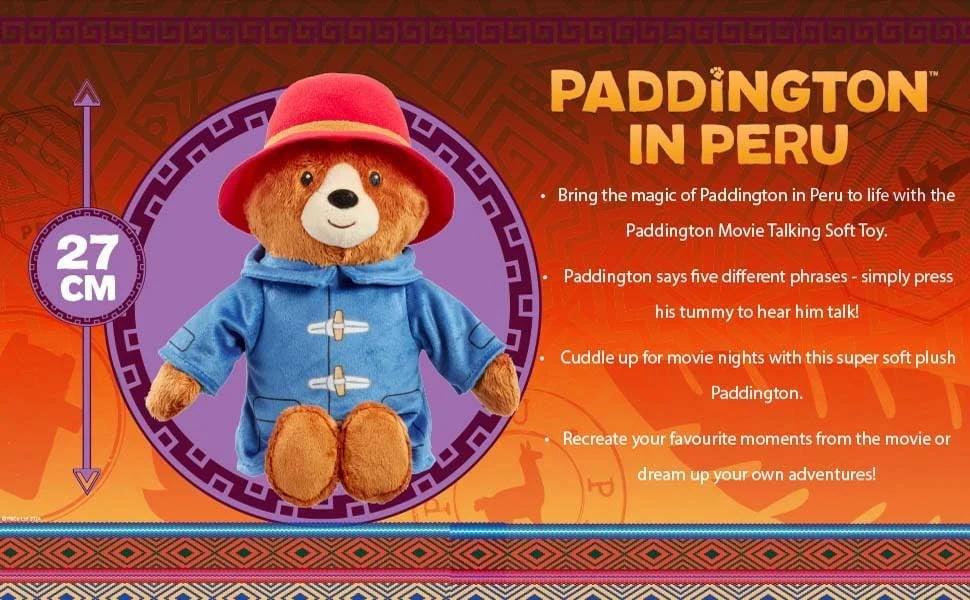 Rainbow Designs Paddington Movie Talking Soft Toy - Image 6
