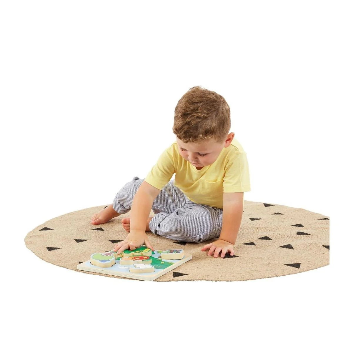 Rainbow Designs Spot Wooden Shape Puzzle - Image 5
