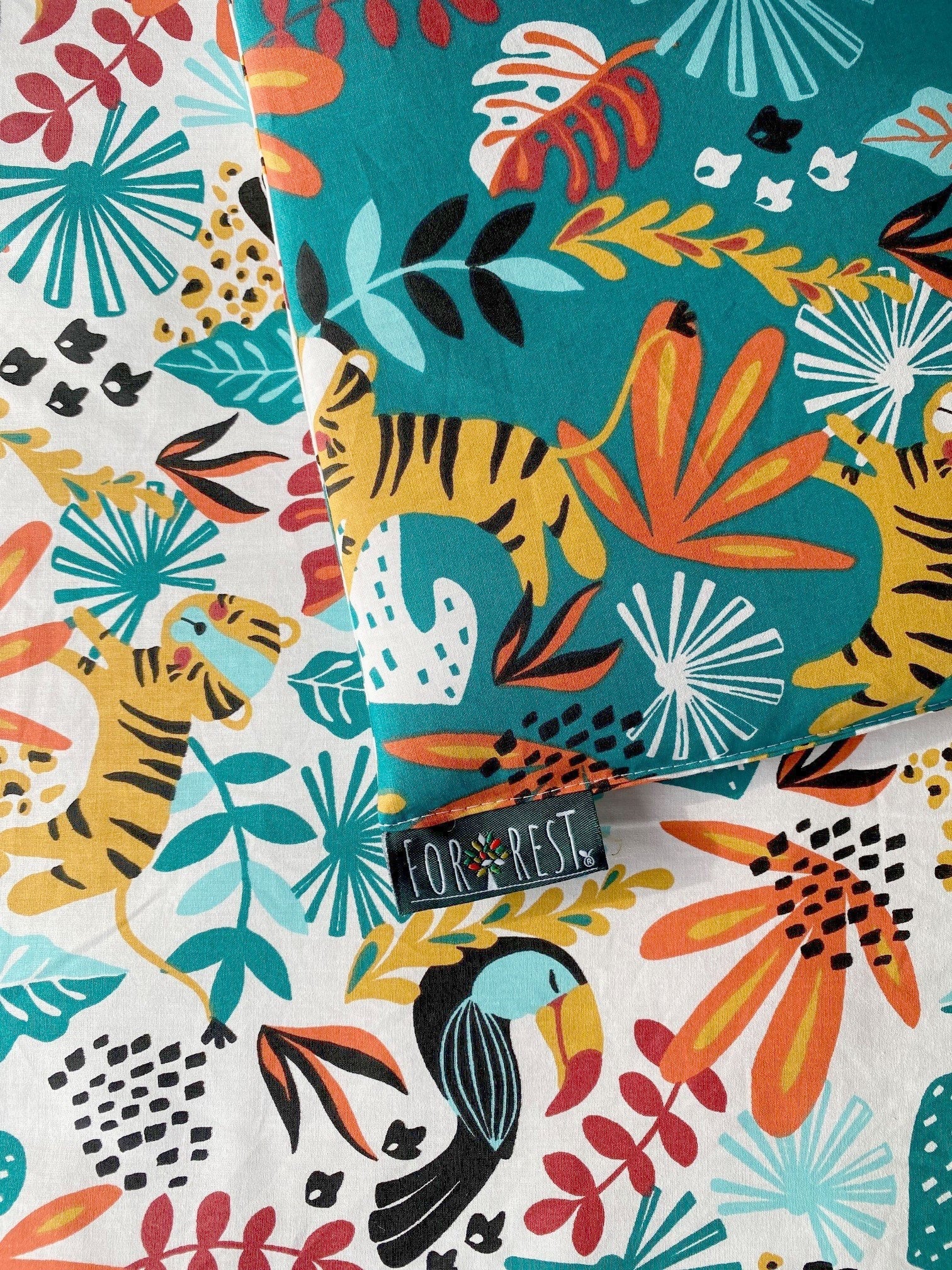Rainforest Organic Cotton Junior All-in-One 4.0 Tog Quilt Bedding Set - Image 13